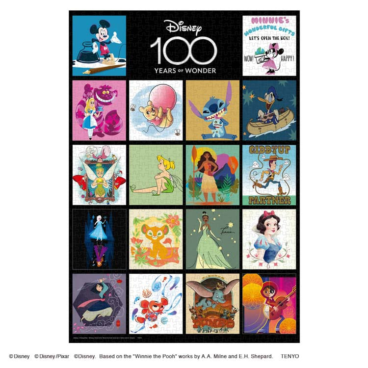 (帆布紋理) 迪士尼 - Disney100: Artists Series 1000塊 (51×73.5cm)