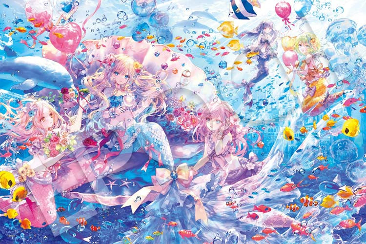 Onineko - 美人魚派對 1000塊 (50×75cm)