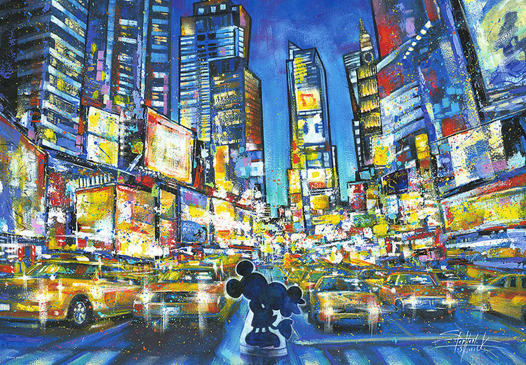 (透明樹脂) 迪士尼 - You, Me and the City 1000塊 (51.2×73.7cm)