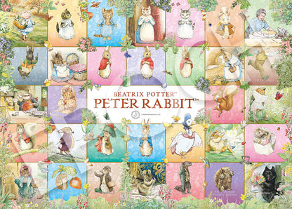 (迷你尺寸) 彼得兔 - 彼得兔全角色 2000塊 (38×53cm)