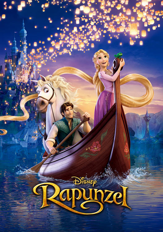 (鐳射閃面) 魔髮奇緣 - Rapunzel 500塊 (35×49cm)