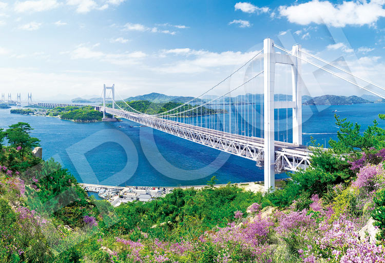 (迷你尺寸) 日本風景 - 岡山瀨戶大橋 1053塊 (26×38cm)