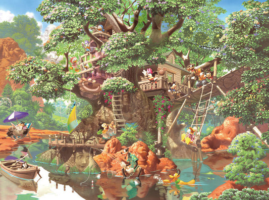 迪士尼 - 米奇的樹屋 1000塊 (51×73.5cm)