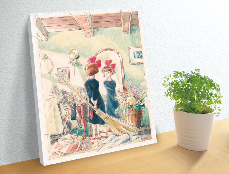 畫布框立體 - 魔女宅急便 光線穿透部屋 366塊
