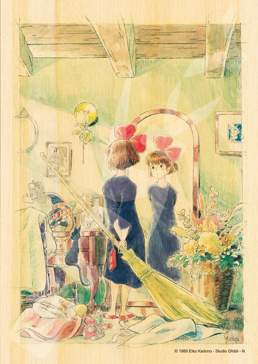 (原木質地) 魔女宅急便 - 讓光線穿過房間 208塊 (18.2×25.7cm)