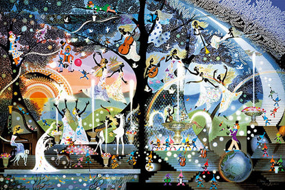 藤城清治 - 愛之泉 1000塊 (50×75cm)