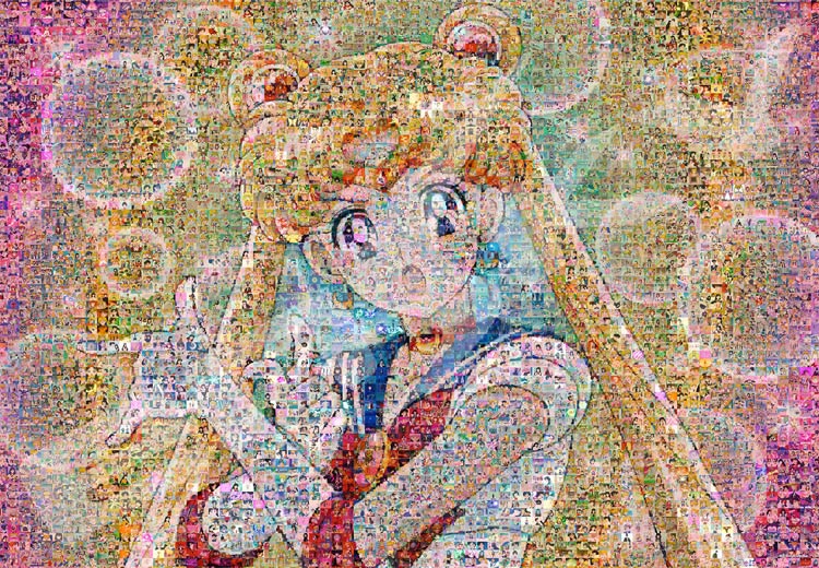 (馬賽克) 美少女戰士 - Sailor Moon 大頭肖像 1000塊
