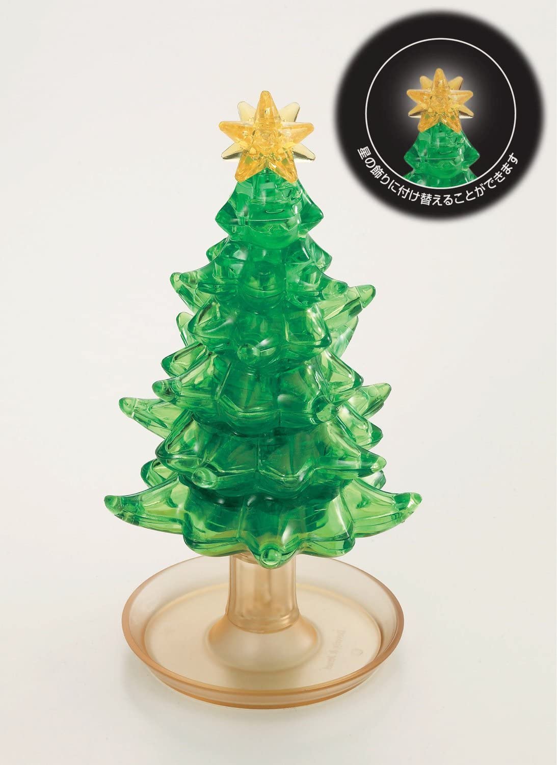 水晶立體 -傳統聖誕樹 69塊