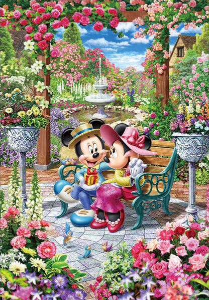 (環保樹脂) 迪士尼 - 花園中的米奇米妮 500塊 (25×36cm)