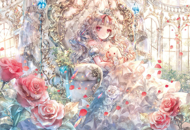 Onineko - 白姫物語 300塊 (26×38cm)