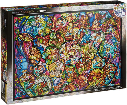 (透明樹脂) 迪士尼 - 迪士尼全角色彩繪藝術 1000塊 (51.2×73.7cm)
