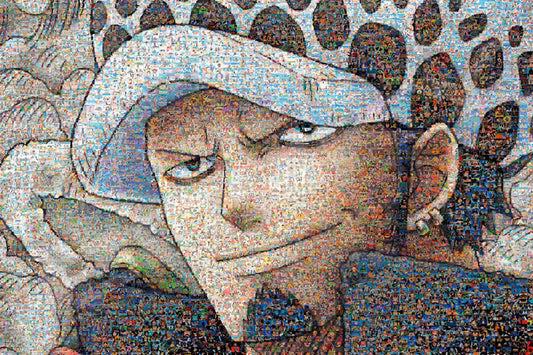 (馬賽克) 海賊王 - 特拉法爾嘉大頭肖像 1000塊 (50×75cm)