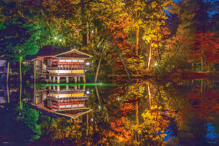 日本風景 - 幻想感的兼六園 1000塊 (50×75cm)