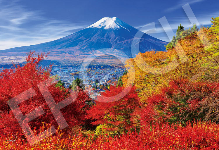 日本風景 - 紅葉與富士山 300塊 (26×38cm)