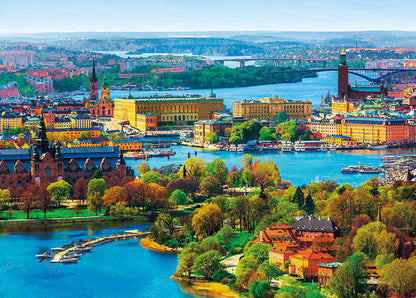 瑞典風景 - 斯德哥爾摩舊城區 500塊 (38×53cm)
